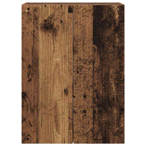 TV Vägghylla Gammalt trä 59,5 x 31 x 80 cm Konstruerat trä