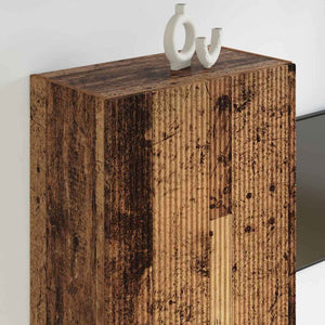 TV Vägghylla Gammalt trä 59,5 x 31 x 100 cm Konstruerat trä