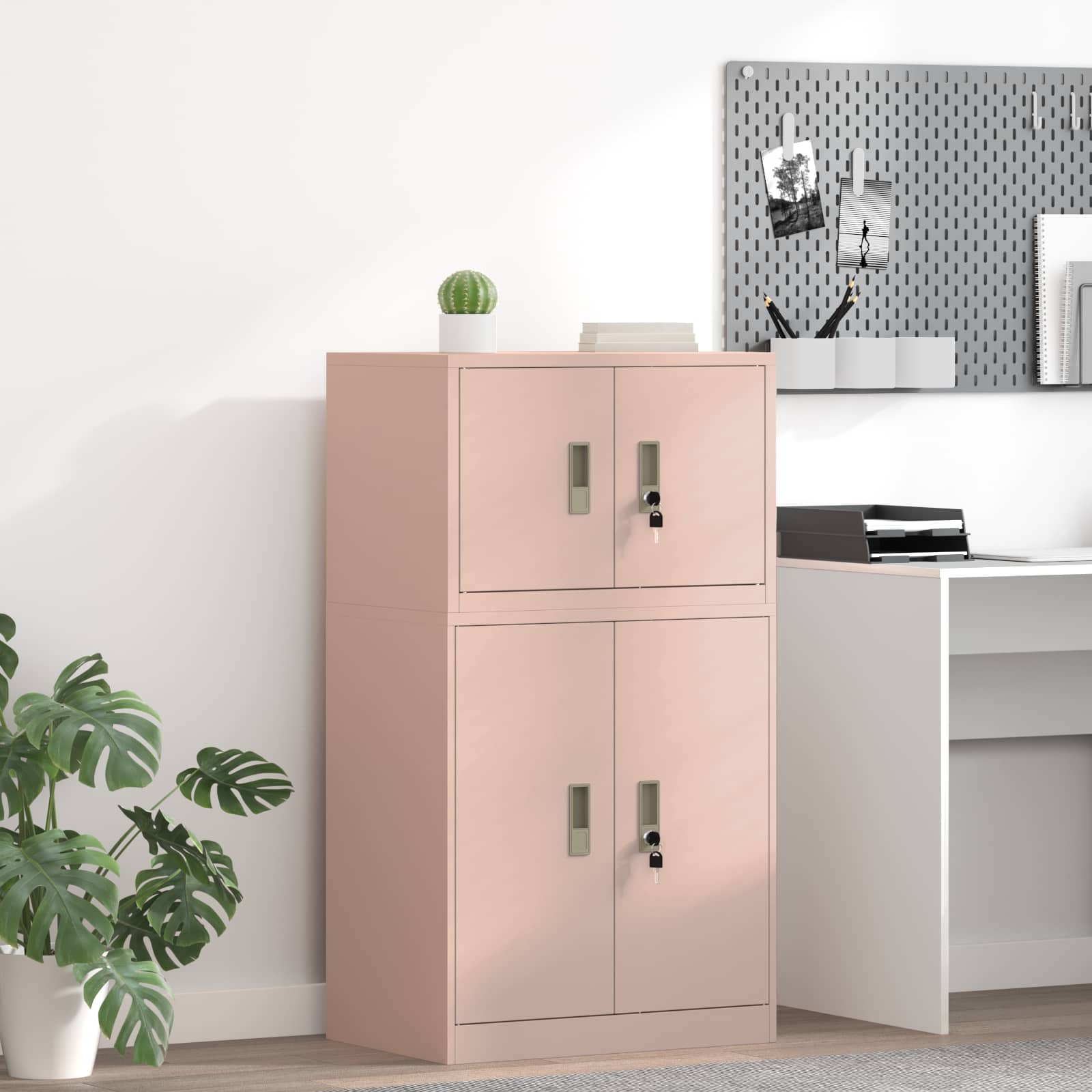 Förvaringsskåp Rosa 60 x 40 x 40 cm Stål