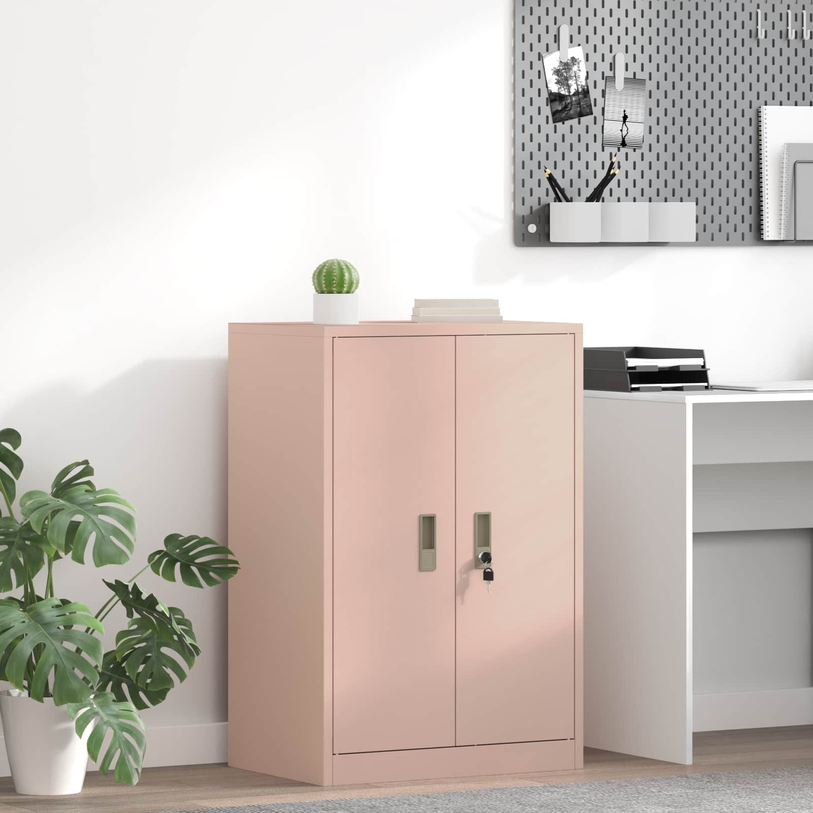 Förvaringsskåp Rosa 60 x 40 x 90 cm Stål