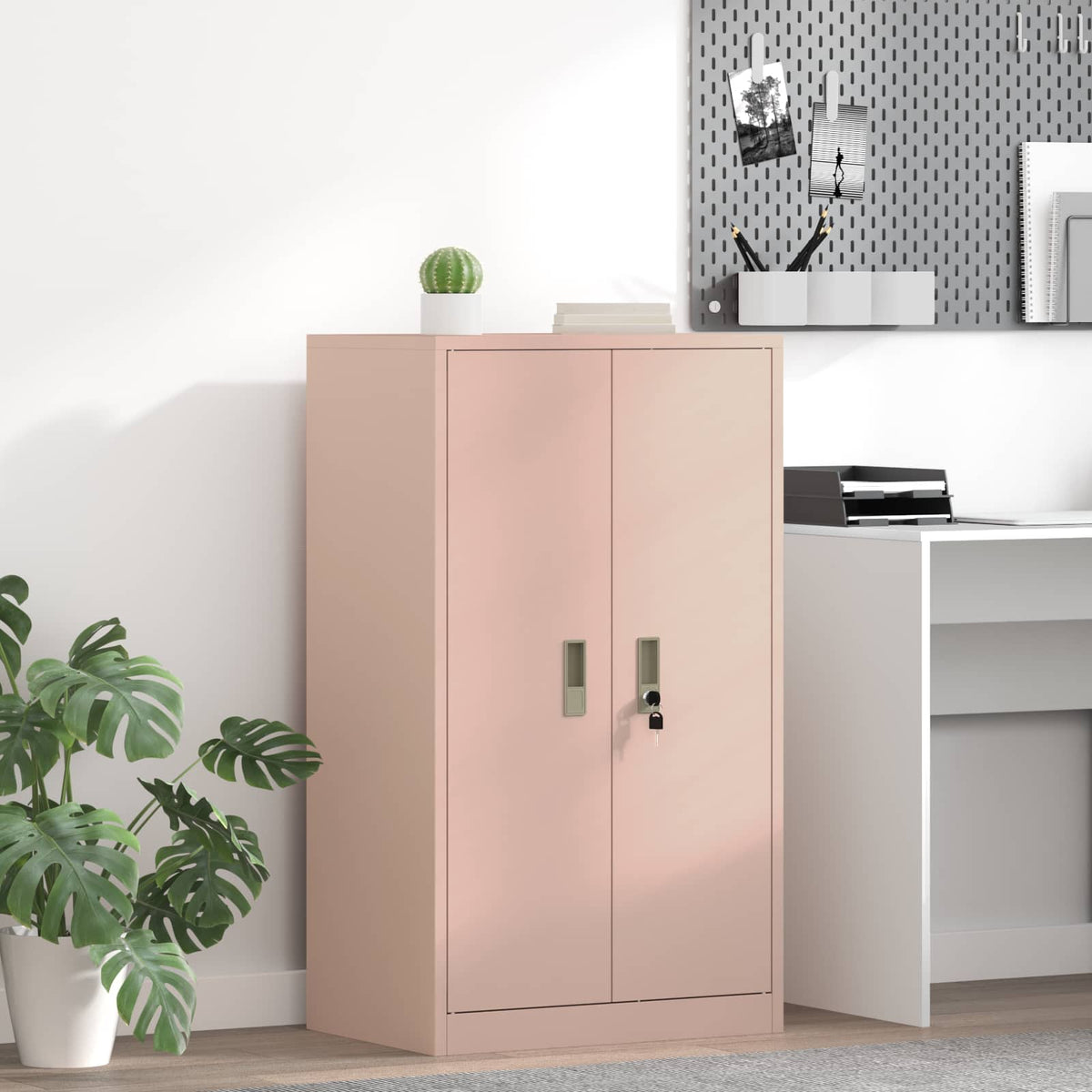 Förvaringsskåp Rosa 60 x 40 x 90 cm Stål