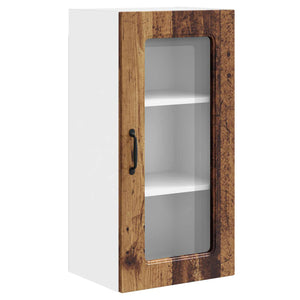 Köksskåp med lagring Kalmar 2 pcs Gammalt trä 40 x 31 x 80 cm