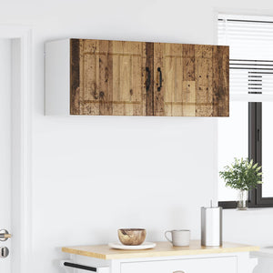 Köksskåp 2 pcs Gammalt trä 50 x 31 x 40 cm Konstruerat trä