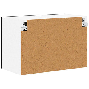 Väggskåp för kök med dörr Svart 60 x 31 x 40 cm Konstruerat trä