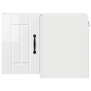 Köksskåp Högblanka vita 57 x 57 x 40 cm Konstruerat trä