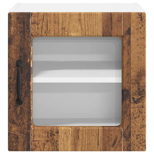 Köksskåp 2 pcs Gammalt trä 40 x 31 x 40 cm Konstruerat trä