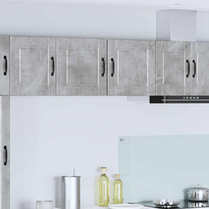 Köksskåp med hylla Betonggrå 40 x 31 x 40 cm Konstruerat trä