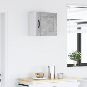 Köksskåp med hylla Betonggrå 40 x 31 x 40 cm Konstruerat trä