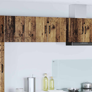 Köksskåp 2 pcs Gammalt trä 40 x 31 x 40 cm Konstruerat trä