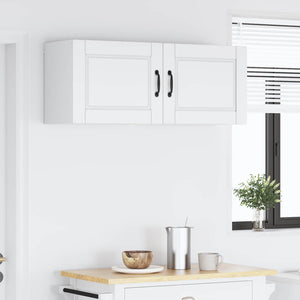 Köksskåp med hylla 2 pcs Vit 50 x 31 x 40 cm Konstruerat trä