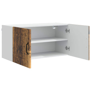 Köksskåp med hylla Gammalt trä 80 x 31 x 40 cm Konstruerat trä