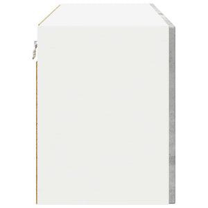 Köksskåp med hylla Betonggrå 60 x 31 x 40 cm Konstruerat trä