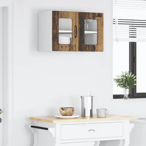 Köksskåp med hylla Gammalt trä 60 x 31 x 40 cm Konstruerat trä