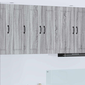 Köksskåp med hylla Grå Sonoma 30 x 31 x 80 cm Konstruerat trä