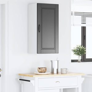 Köksskåp med hylla Svart 40 x 31 x 80 cm Konstruerat trä