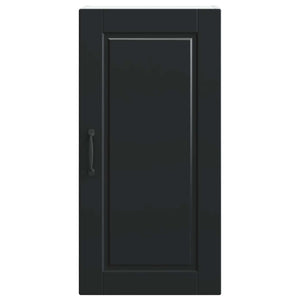 Köksskåp med hylla Svart 40 x 31 x 80 cm Konstruerat trä