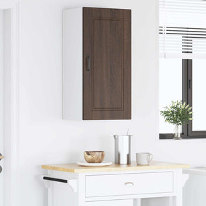 Köksskåp med hylla Brun Ek 40 x 31 x 80 cm Konstruerat trä