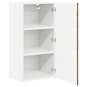 Köksskåp med hylla Gammalt trä 40 x 31 x 80 cm Konstruerat trä