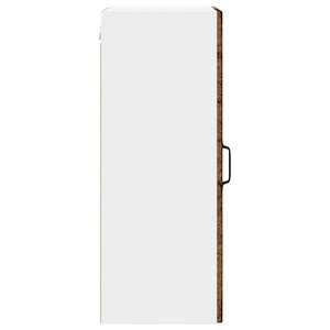 Köksskåp med hylla Gammalt trä 40 x 31 x 80 cm Konstruerat trä