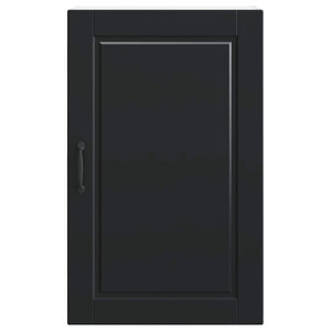 Köksskåp med hylla Svart 50 x 31 x 80 cm Konstruerat trä