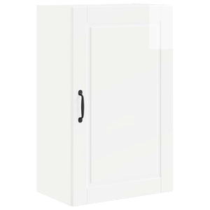 Köksskåp Högblanka vita 50 x 31 x 80 cm Konstruerat trä