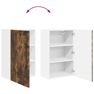 Köksskåp med hylla Rökt ek 50 x 31 x 80 cm Konstruerat trä