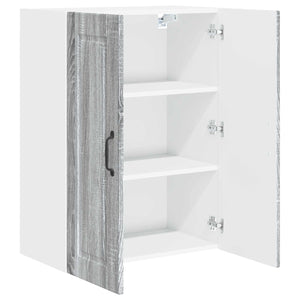 Köksskåp med hylla Grå Sonoma 60 x 31 x 80 cm Konstruerat trä