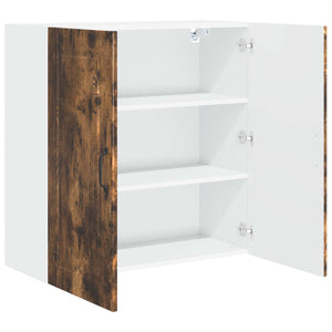 Köksskåp med hylla Rökt ek 80 x 31 x 80 cm Konstruerat trä