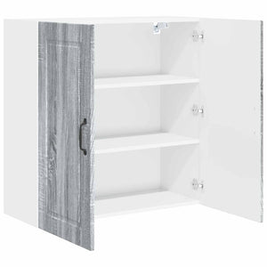 Köksskåp med hylla Grå Sonoma 80 x 31 x 80 cm Konstruerat trä