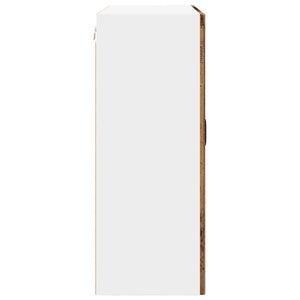 Köksskåp med hylla Gammalt trä 80 x 31 x 80 cm Konstruerat trä