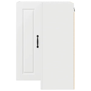 Köksskåp med hylla med dörr Vit 57 x 57 x 80 cm Konstruerat trä