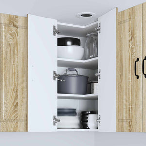 Köksskåp med hylla Sonoma-ek 57 x 57 x 80 cm Konstruerat trä