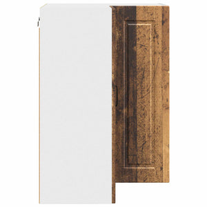 Köksskåp med hylla Gammalt trä 57 x 57 x 80 cm Konstruerat trä