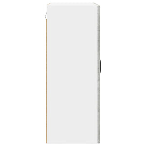 Köksskåp med hylla Betonggrå 60 x 31 x 80 cm Konstruerat trä