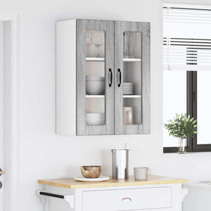 Köksskåp med hylla Grå Sonoma 60 x 31 x 80 cm Konstruerat trä