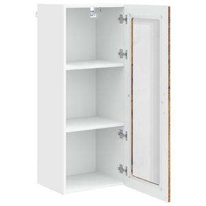 Köksskåp med hylla Gammalt trä 40 x 31 x 100 cm Konstruerat trä