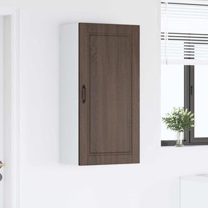 Köksskåp med hylla Brun Ek 50 x 31 x 100 cm Konstruerat trä