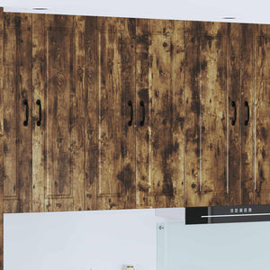 Köksskåp med hylla Rökt ek 60 x 31 x 100 cm Konstruerat trä