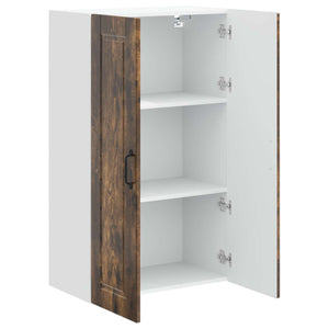 Köksskåp med hylla Rökt ek 60 x 31 x 100 cm Konstruerat trä