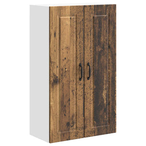 Köksskåp med hylla Gammalt trä 60 x 31 x 100 cm Konstruerat trä