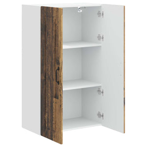 Köksskåp med hylla Gammalt trä 60 x 31 x 100 cm Konstruerat trä