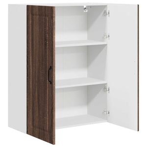 Köksskåp med hylla Brun Ek 80 x 31 x 100 cm Konstruerat trä