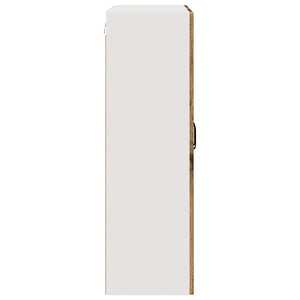 Köksskåp med hylla Gammalt trä 80 x 31 x 100 cm Konstruerat trä