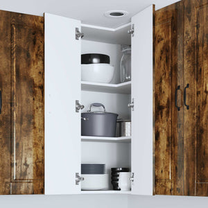 Köksskåp med hylla Rökt ek 57 x 57 x 100 cm Konstruerat trä