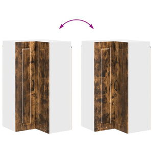 Köksskåp med hylla Rökt ek 57 x 57 x 100 cm Konstruerat trä