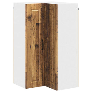 Köksskåp med hylla Gammalt trä 57 x 57 x 100 cm Konstruerat trä
