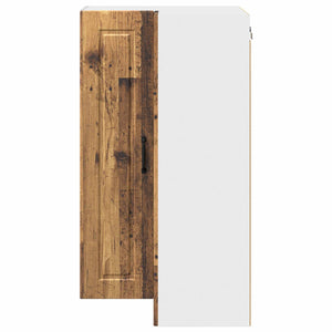 Köksskåp med hylla Gammalt trä 57 x 57 x 100 cm Konstruerat trä