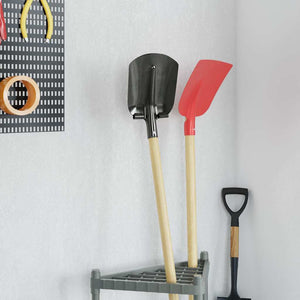 Skyffelhuvud 4 pcs Silver 33 x 21 cm Pulverlackerat stål