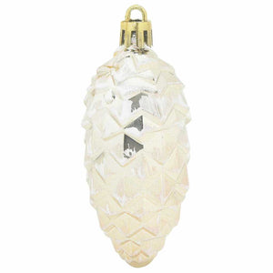 Julgran Kottboll 40 pcs champagne Plast