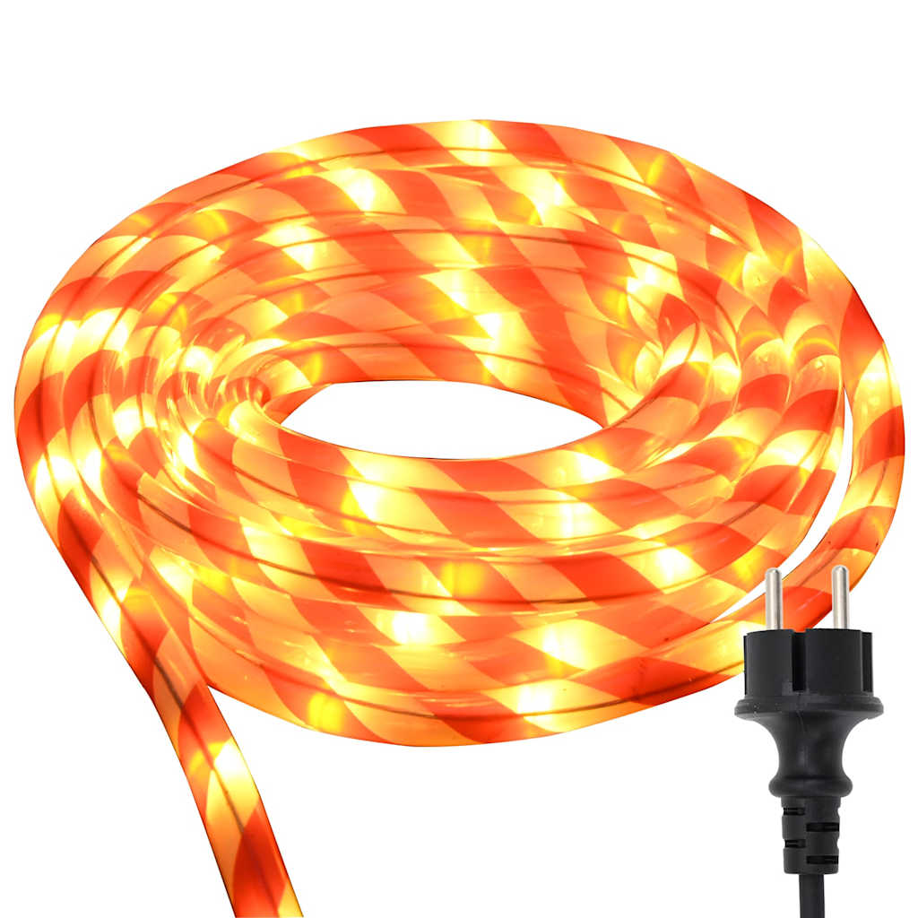 Ljuslina med replampor Varmvit 10 m PVC